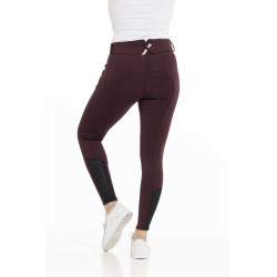 Hose Equithème Claudine Silikon-Vollbesatz Bordeaux