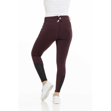 Hose Equithème Claudine Silikon-Vollbesatz Bordeaux