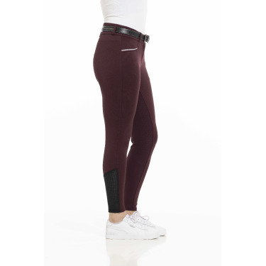 Hose Equithème Claudine Silikon-Vollbesatz Bordeaux