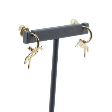 Kreolen-Ohrringe Pénélope Léonie Goldfarben