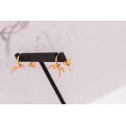 Kreolen-Ohrringe Pénélope Léonie Goldfarben