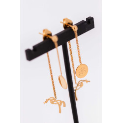 Ohrringe Pénélope Yuna Goldfarben