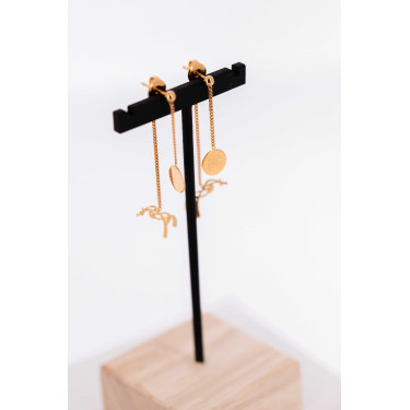 Ohrringe Pénélope Yuna Goldfarben