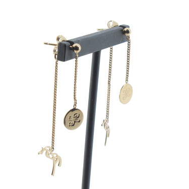 Ohrringe Pénélope Yuna Goldfarben