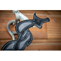 Pferdespielzeug Pénélope Schwarz Grau