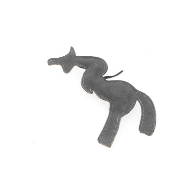 Pferdespielzeug Pénélope Schwarz Grau