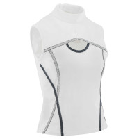 Ärmelloses Polo Equithème Puebla Weiß / Grau Weiß Ärmelloses Polo Equithème Puebla Weiß / Grau Weiß