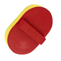 Étrille éponge intégrée Rouge