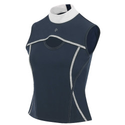 Ärmelloses Polo Equithème Puebla Marine / Grau Blau