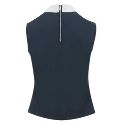 Ärmelloses Polo Equithème Puebla Marine / Grau Blau