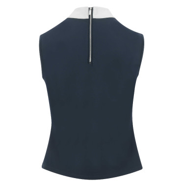 Ärmelloses Polo Equithème Puebla Marine / Grau Blau
