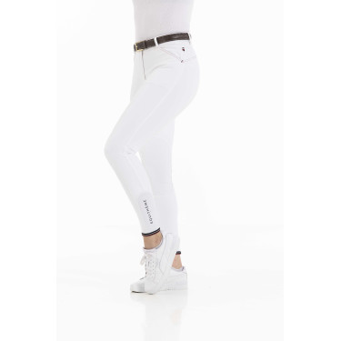 Reithose Equithème Yolande recycelt Weiß Wei&szlig;
