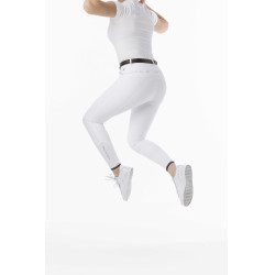Reithose Equithème Yolande recycelt Weiß Wei&szlig;