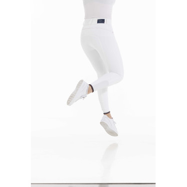 Reithose Equithème Yolande recycelt Weiß Wei&szlig;
