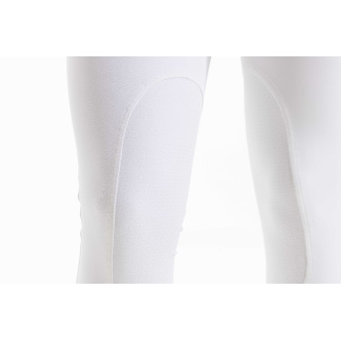 Reithose Equithème Yolande recycelt Weiß Wei&szlig;