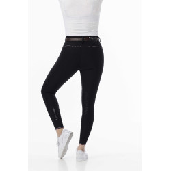 Reithose Equithème Yolande recycelt Schwarz