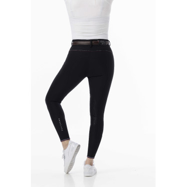 Reithose Equithème Yolande recycelt Schwarz