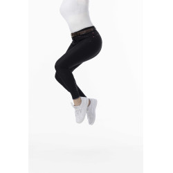 Reithose Equithème Yolande recycelt Schwarz