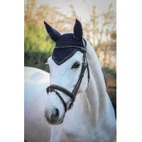 Mütze für Pferde New Strass Pénélope Schwarz