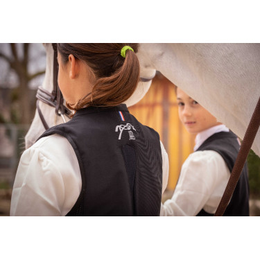 Airbagvest Pénélope Airlight 2 kind Schwarz