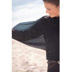 Stola Alix Pénélope Schwarz / Entenblau