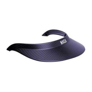 Visier für Helm NACA XL Mattblaues Karbon