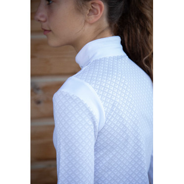 Polo Turnier Sevilla Pénélope langärmelig Weiß Wei&szlig;