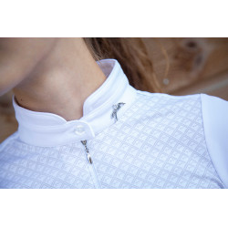 Polo Turnier Sevilla Pénélope langärmelig Weiß Wei&szlig;