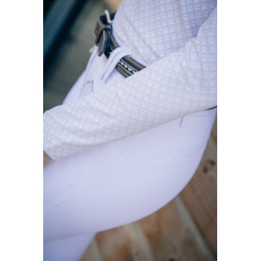 Polo Turnier Sevilla Pénélope langärmelig Weiß Wei&szlig;