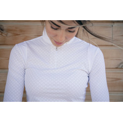 Polo Turnier Sevilla Pénélope langärmelig Weiß Wei&szlig;