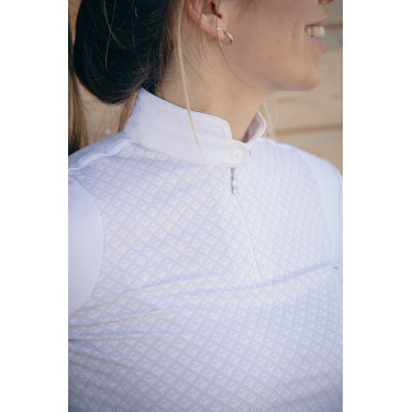 Polo Turnier Sevilla Pénélope langärmelig Weiß Wei&szlig;