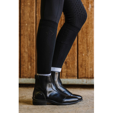 Reitsocken Equithème Compet Je t'aime Schwarz / Grau Reitsocken Equithème Compet Je t'aime Schwarz / Grau