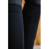 Reitsocken Equithème Compet Je t'aime Altrosa / Anthrazit
