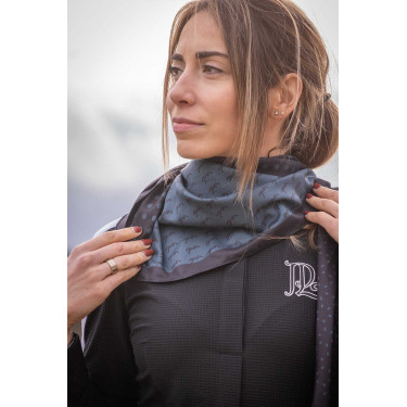 Schal Pénélope Mya Schwarz / Entenblau Schal Pénélope Mya Schwarz / Entenblau