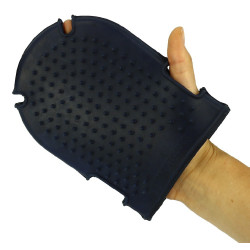 Striegelhandschuh + Bürste Striegelhandschuh + Bürste