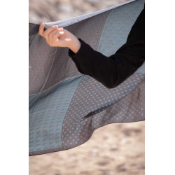 Schal Pénélope Mya Schwarz / Entenblau Schal Pénélope Mya Schwarz / Entenblau