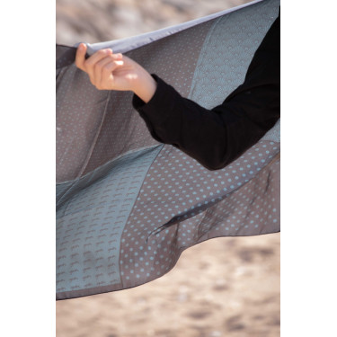 Schal Pénélope Mya Schwarz / Entenblau Schal Pénélope Mya Schwarz / Entenblau