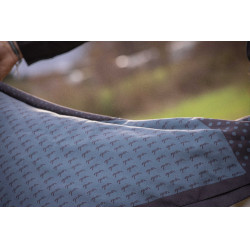 Schal Pénélope Mya Schwarz / Entenblau Schal Pénélope Mya Schwarz / Entenblau