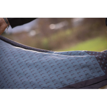 Schal Pénélope Mya Schwarz / Entenblau Schal Pénélope Mya Schwarz / Entenblau