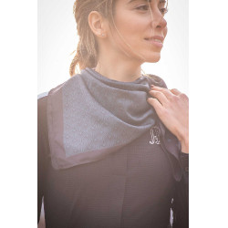 Schal Pénélope Mya Schwarz / Entenblau Schal Pénélope Mya Schwarz / Entenblau