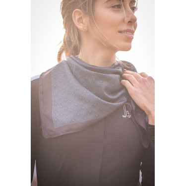 Schal Pénélope Mya Schwarz / Entenblau Schal Pénélope Mya Schwarz / Entenblau