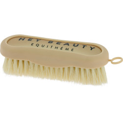 Kopf-Bürste Equithème Je t'aime Mandel Braun