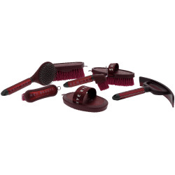 Kopf-Bürste Equithème Je t'aime Bordeaux