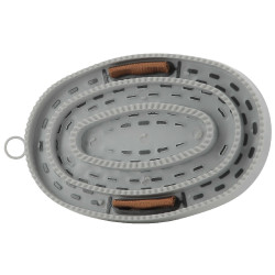 Striegel Equithème Ich liebe dich Grau