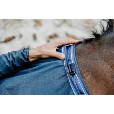Onderdeken Equithème Classic Marineblau