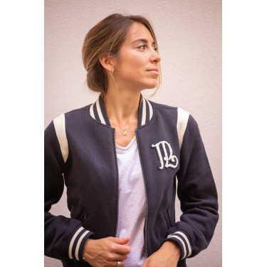 Sweat Pénélope University Marine / Weiß (natur) Marineblau