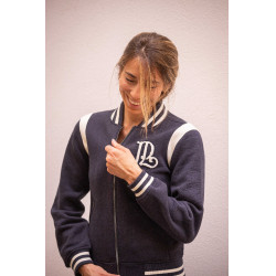 Sweat Pénélope University Marine / Weiß (natur) Marineblau