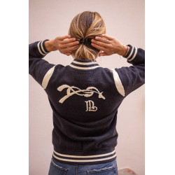 Sweat Pénélope University Marine / Weiß (natur) Marineblau