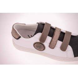 Sneackers Pénélope Galaxie Weiß / Schwarz Wei&szlig;