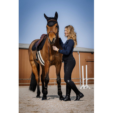 Damenreithose Equithème Queen Schwarz